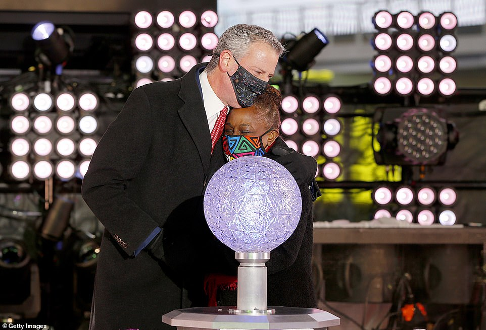 US's Times Square celebrates 2021 beginning