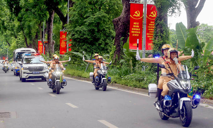 hanoi to impose traffic restrictions on 20 streets for 13th national party congress