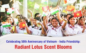 celebrating vietnam india 50th anniversary of diplomatic relation establishment