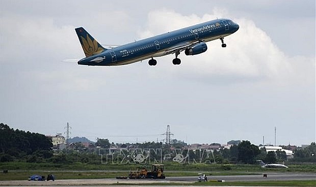 A plane of Vietnam Airlines. Photo: VNA