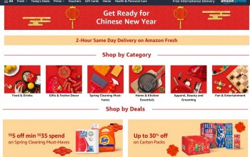 Amazon Singapore Unveils Roaring Chinese New Year Deals in the Year of the Tiger