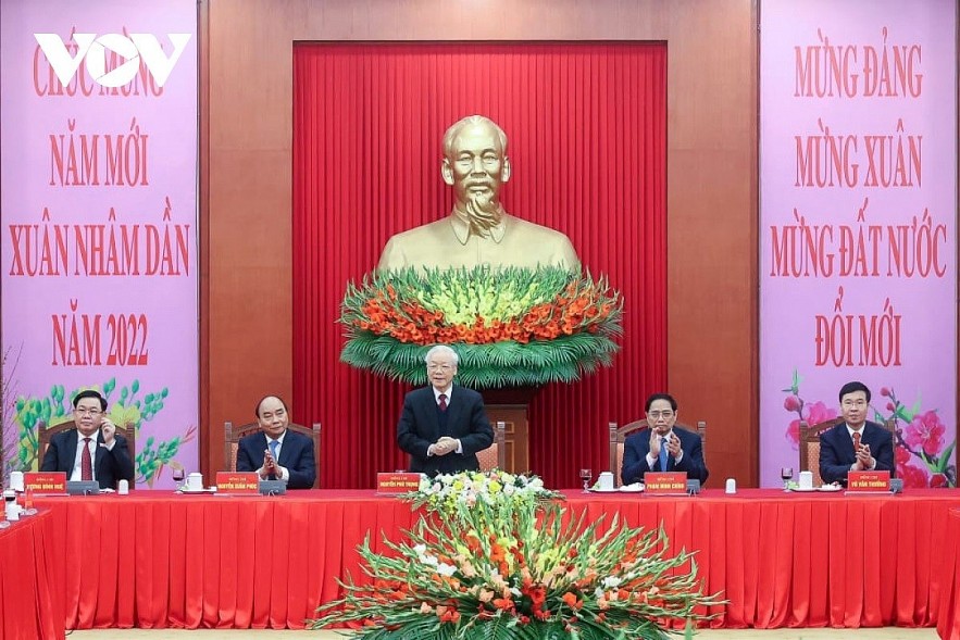 Party Chief Extends Tet Wishes to Leaders, Former Leaders, Compatriots, Soldiers Nationwide