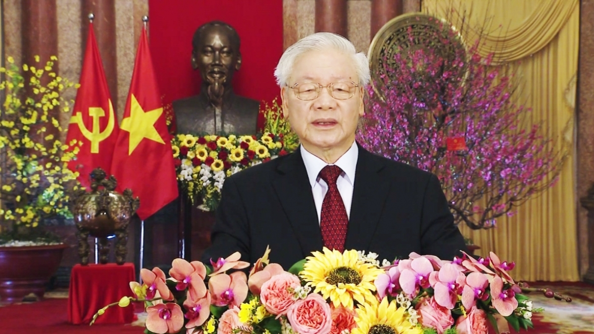 vietnamese top leader extends new year greetings