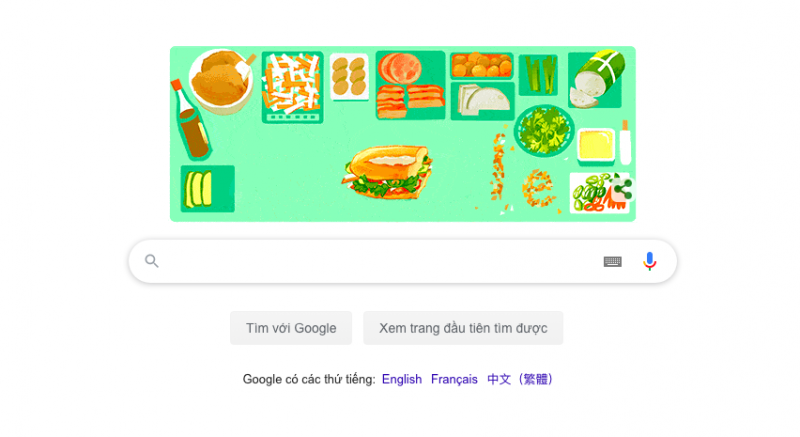 google symbolizes vietnam banh mi to its image