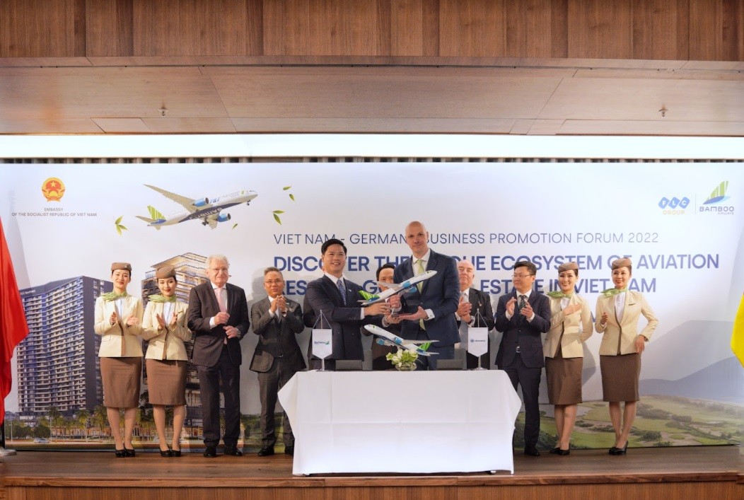 flc and bamboo airways register strategic incorporation with major partners at ipf in germany