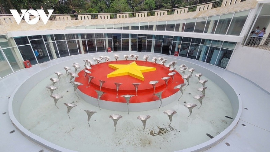 Gac Ma soldier memorial area was built on an area of more than 25,000m2, in the east of Nguyen Tat Thanh Boulevard, in Cam Hai Dong commune, Cam Lam district, Khanh Hoa province.Photo: VOV