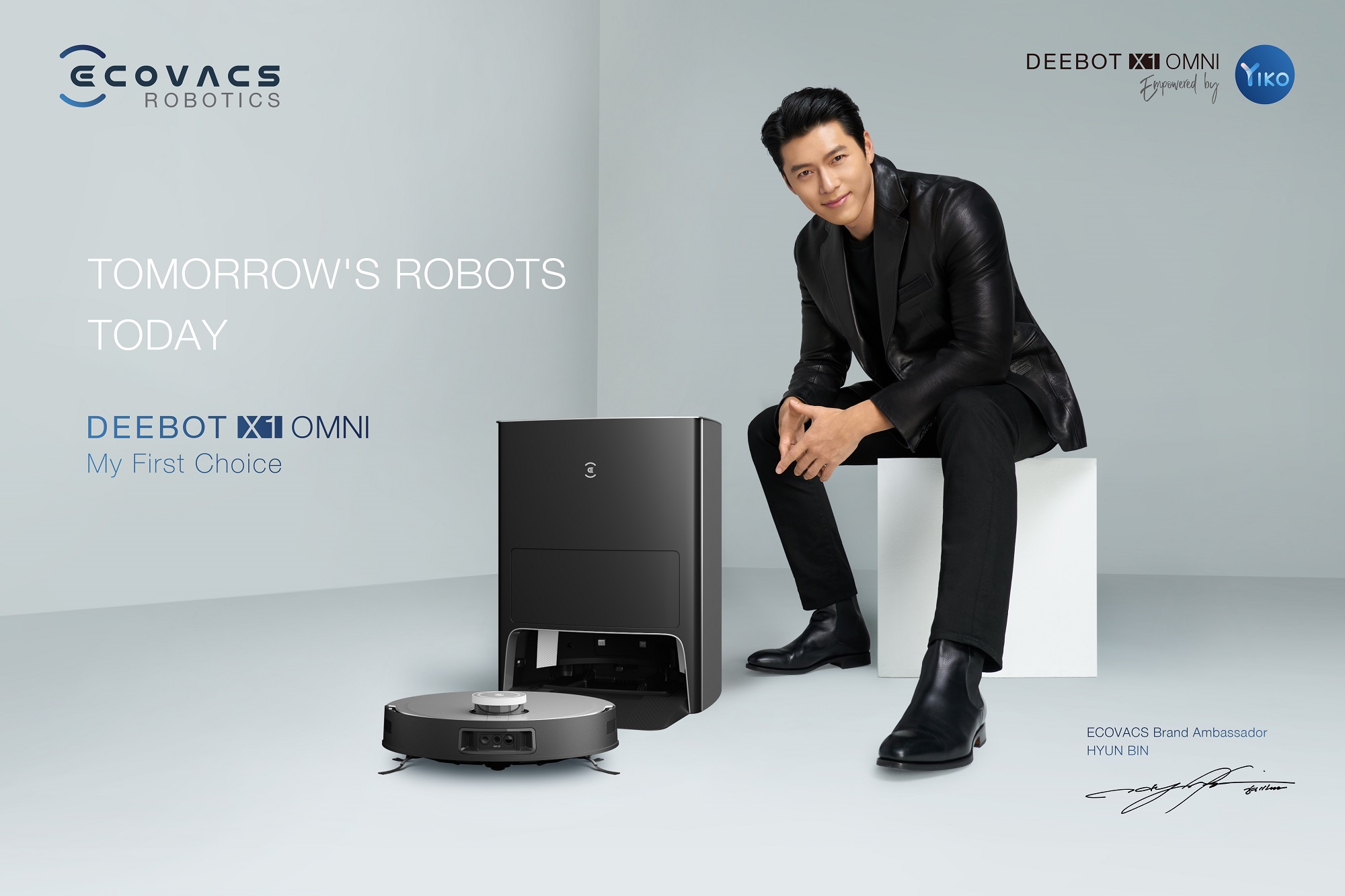 ECOVACS ROBOTICS Extends Partnership With Hyun Bin as Brand Ambassador to Launch the Brand-new All-in-one Vacuuming &amp; Mopping DEEBOT X1 OMNI in Vietnam, Defines New Era of Home Service Robots
