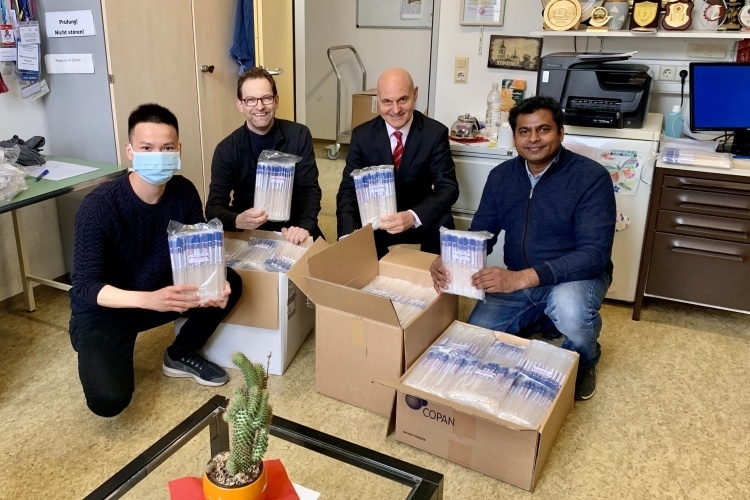 Vietnam sent 6000 sample collection tubes to Germany to support its Covid-19 treated drug experiment