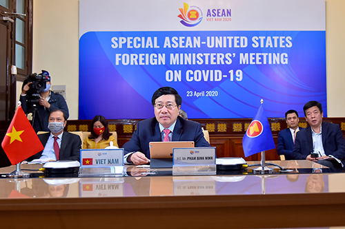 asean and usplan in the online special asean us fm meeting strengthens public health cooperation