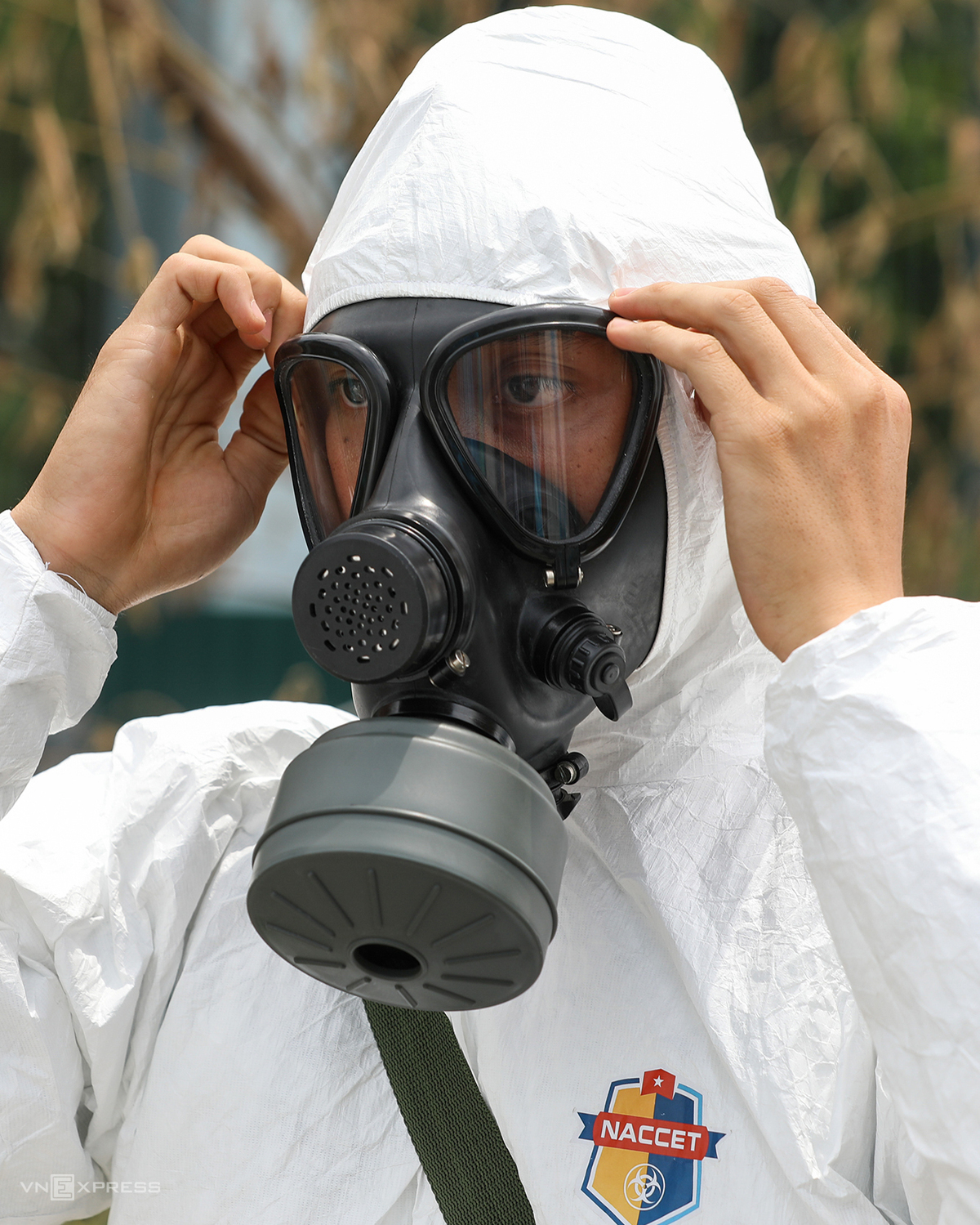 In Photos: Hanoi cancer hospital disinfected after Covid-19 cases detected