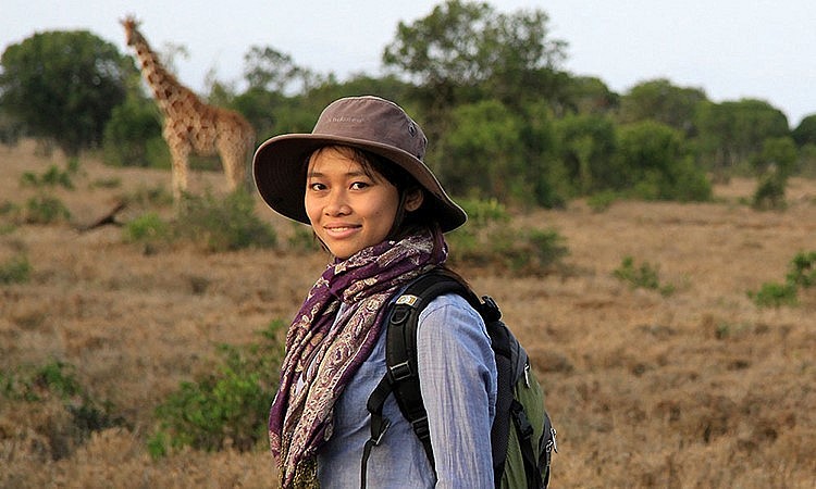 Dr. Trang Nguyen, a Vietnamese wildlife conservationist, environmentalist and author, won the 2022 Princess Girona Foundation International Prize (FPfGi). (Source: wechoice)