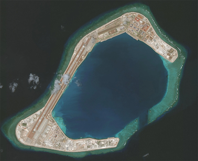 the philippines illegally building structures on vietnams island in east sea