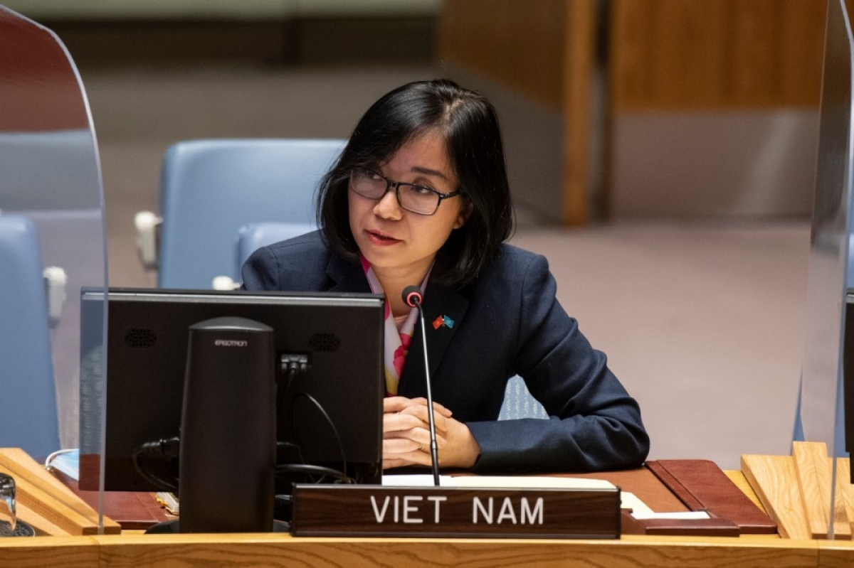 Nguyen Phuong Tra, deputy head of the Vietnamese delegation to the United Nations.