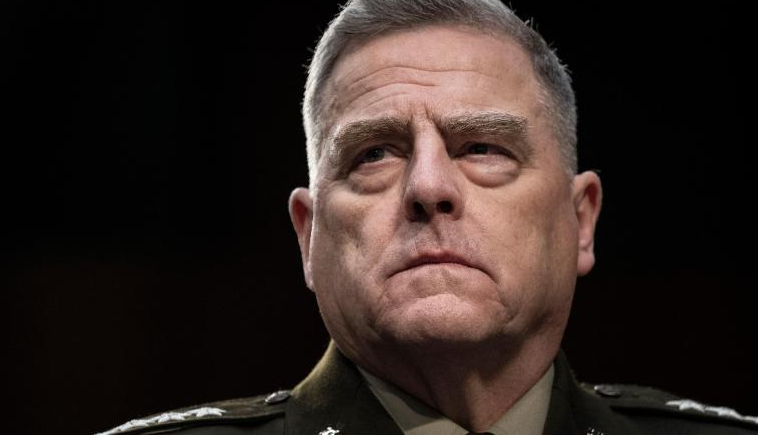 Mark Milley testifies during a Senate Armed Services Committee hearing on March 4, 2020.