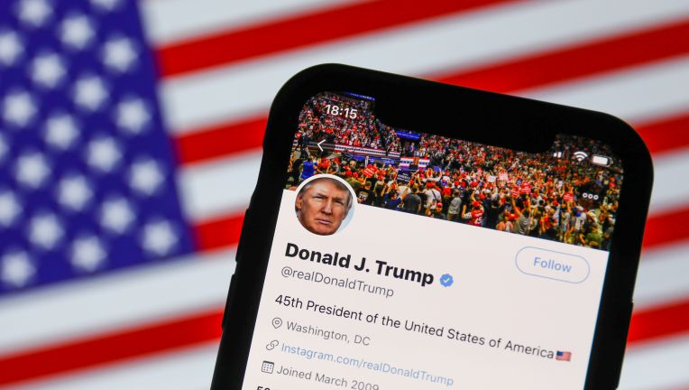 twitter flags president trump tweet on mailboxes not being covid sanitized