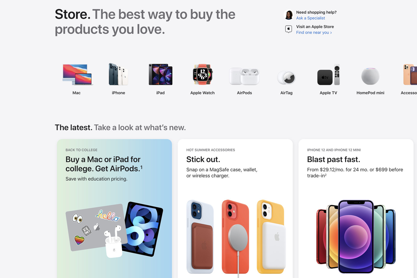 More Apple News for Fans: A Launch of Big Redesign of Its Online Store