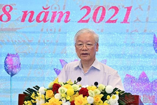 Party Leader Attends Vietnam Fatherland Front's National Conference