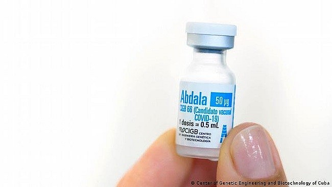 Vaccine Abdala của Cuba. Ảnh: GEBC
