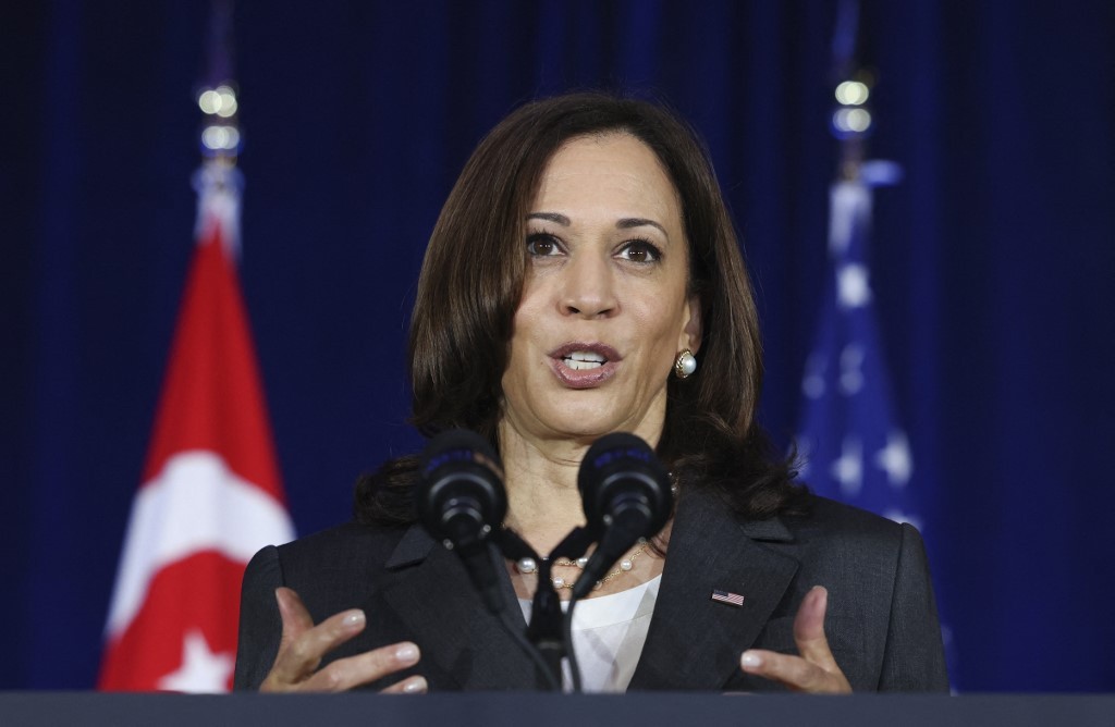 US Vice President Kamala Harris Says Beijing continues to 'coerce' in South China Sea