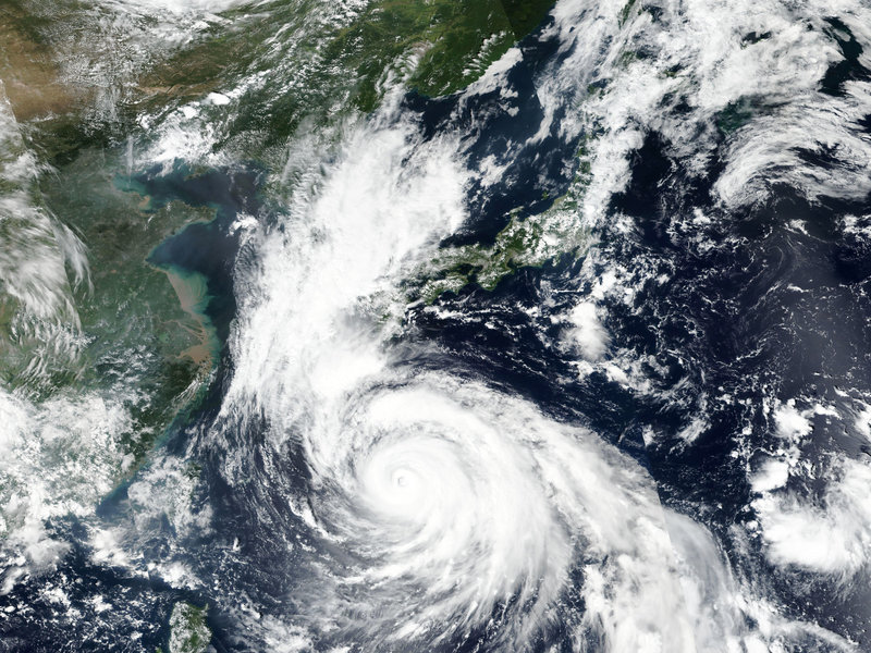 Super Typhoon Haishen predictedly record-breaking hits Okinawa Japan Sunday