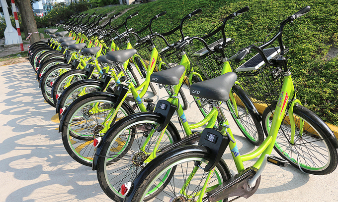 Hochiminh city's new bike sharing scheme for downtown