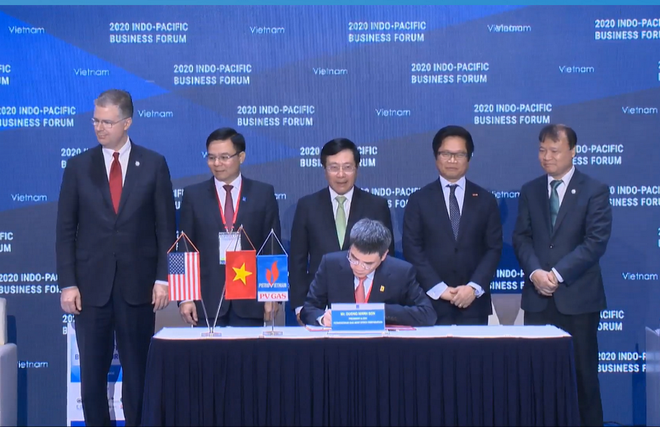 vietnam us signed billions of us dollar agreements on gas power plants at ipbf 2020