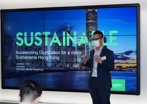 schneider electric calls for the acceleration of digitization to create a sustainable hong kong