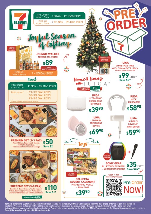 7-Eleven Launches New Christmas Pre-Order Selection of Festive Meals and Must-Have Gifts
