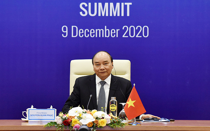 pm affirms solidarity cooperation at 10th cambodia laos myanmar and vietnam summit clmv