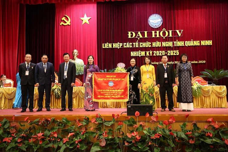 quang ninh vice chairwoman of peoples committee elected as president of provincial union of friendship organizations