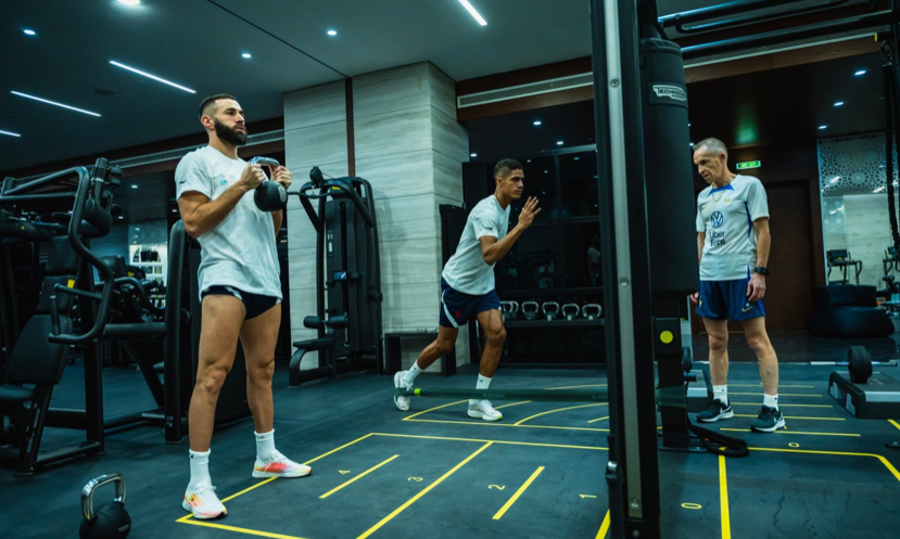 The French National Team trains with Technogym's range of fitness equipment.