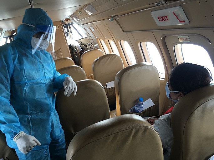 Vietnam's 600-kilometer Air Ambulance Flight for Covid-19 Patient in South Sudan