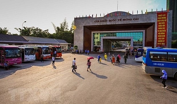 Vietnam's Mong Cai International Border Gate. Photo: VNA