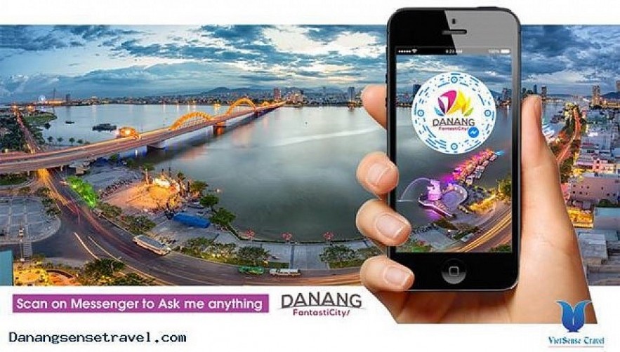 Chatbot Danang Fantasticity has been regularly updated with tourism information. Photo: danangsensetravel.com