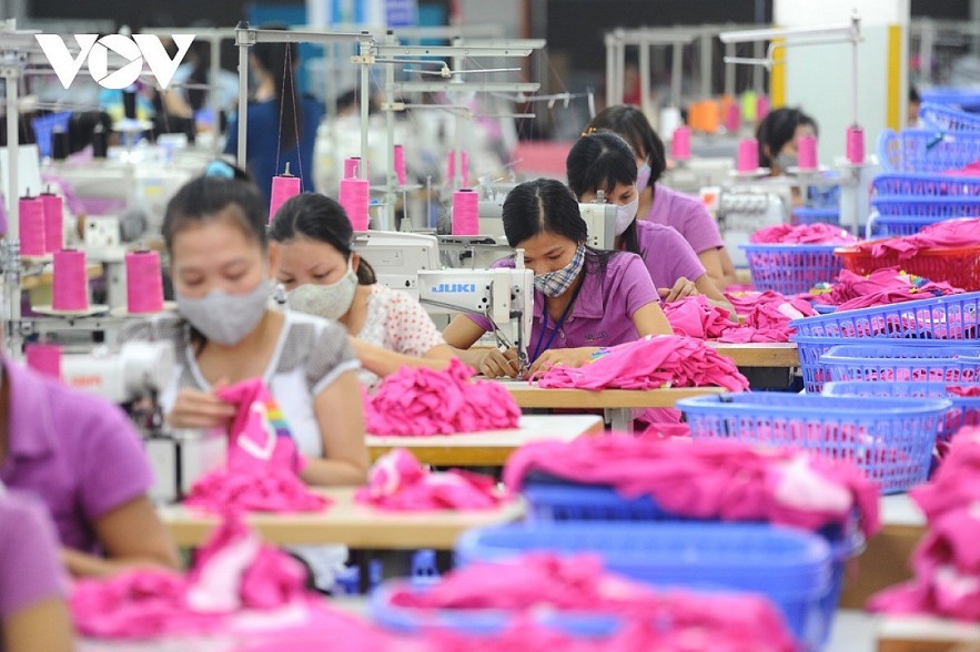 Apparel product is one of Vietnam's major export items to the US. Photo: VOV