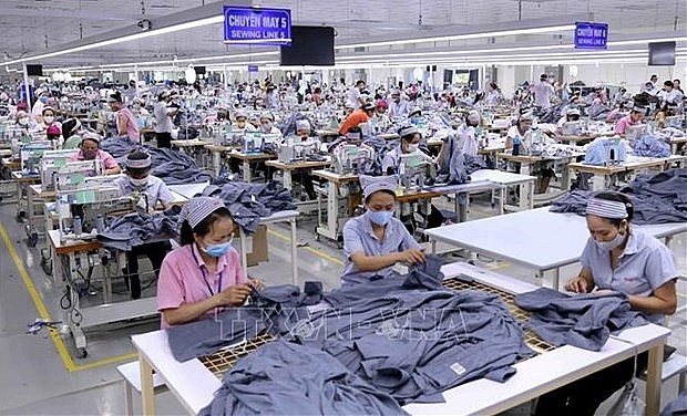 A garment production line. Photo: VNA
