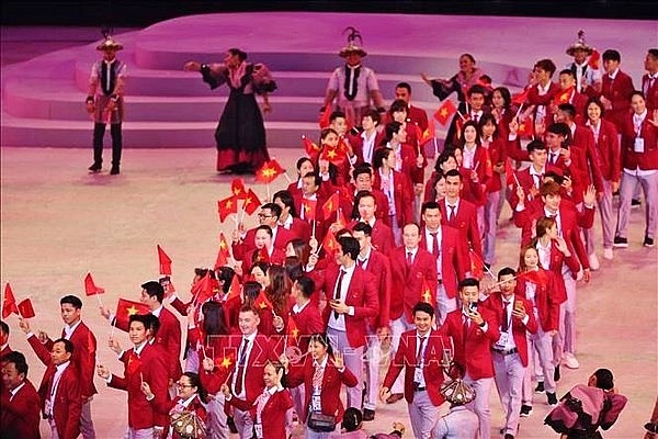 The Vietnamese delegation will attend all sport events at the SEA Games 31, which will last from May 12-23. Photo: VNA