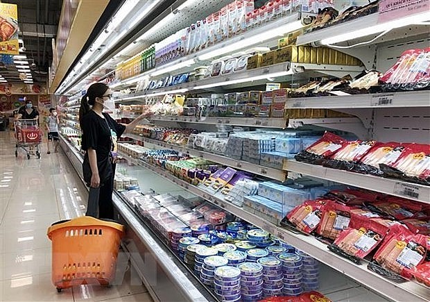Consumers shop at a Co.opXtra supermarket in HCM City. Photo: VNS