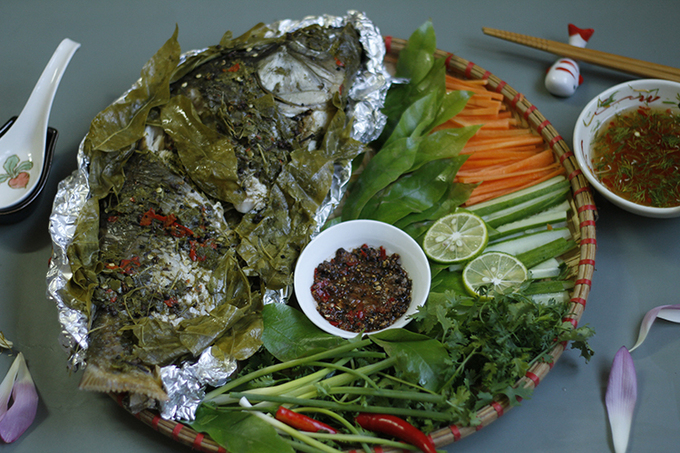 recipe steamed carp with dracontomelon leaves summer taste with video