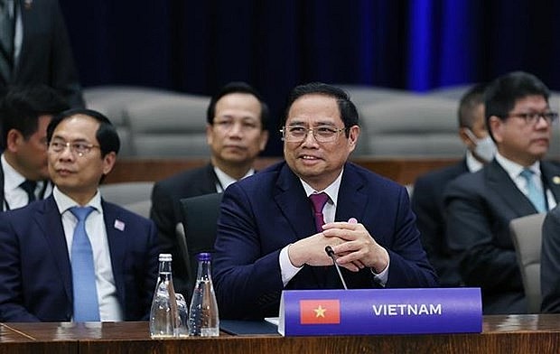 Vietnamese Prime Minister Pham Minh Chinh attends the summit. Photo: VNA