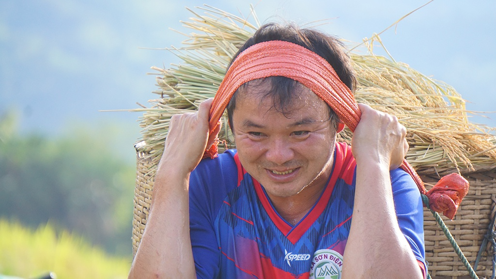 Rice harvest season in Thanh Hoa's terraced fields