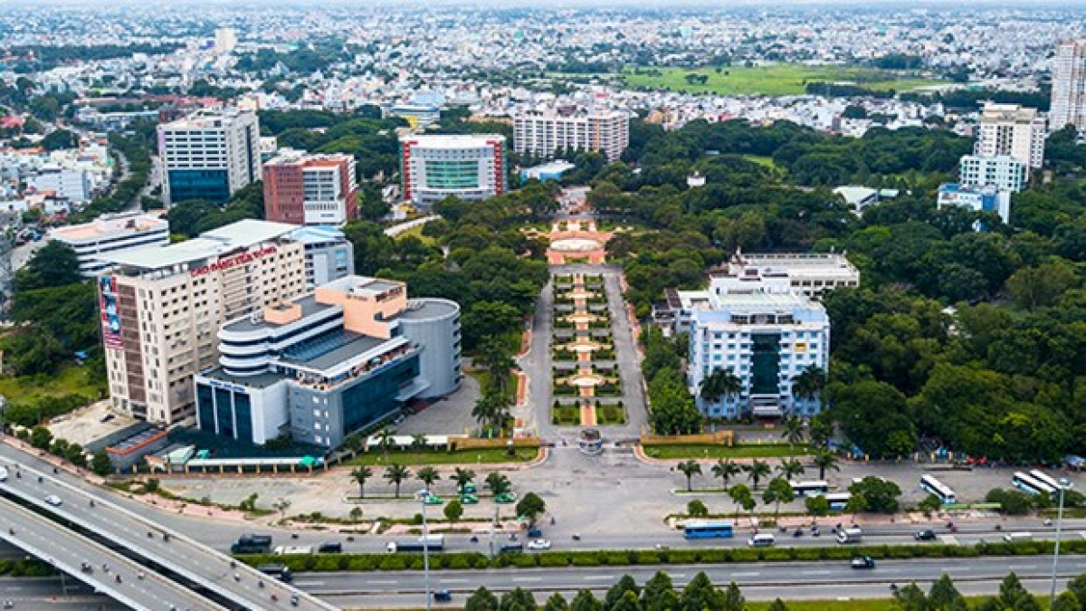 The Quang Trung Software City in HCM City’s district 12. Photo: qtsc.com.vn