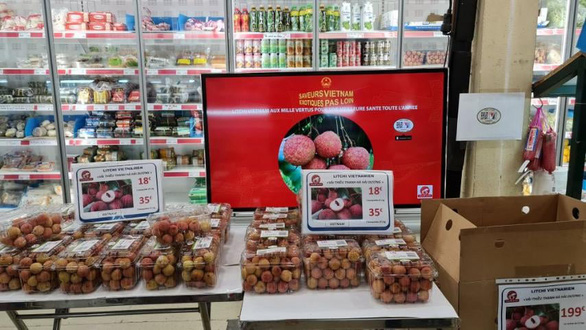 Lychee to France sells well when consumers appreciate the quality and the stamping of traceability - Photo: Department of Trade Promotion