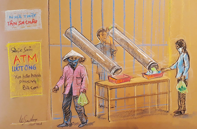 In Photos: touching sketches of Saigon during social distancing