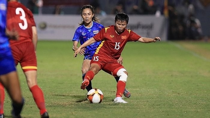The Vietnam national women’s team sit in 32nd place in the latest FIFA world rankings. Photo: VOV
