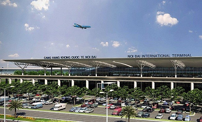 Noi Bai airport.