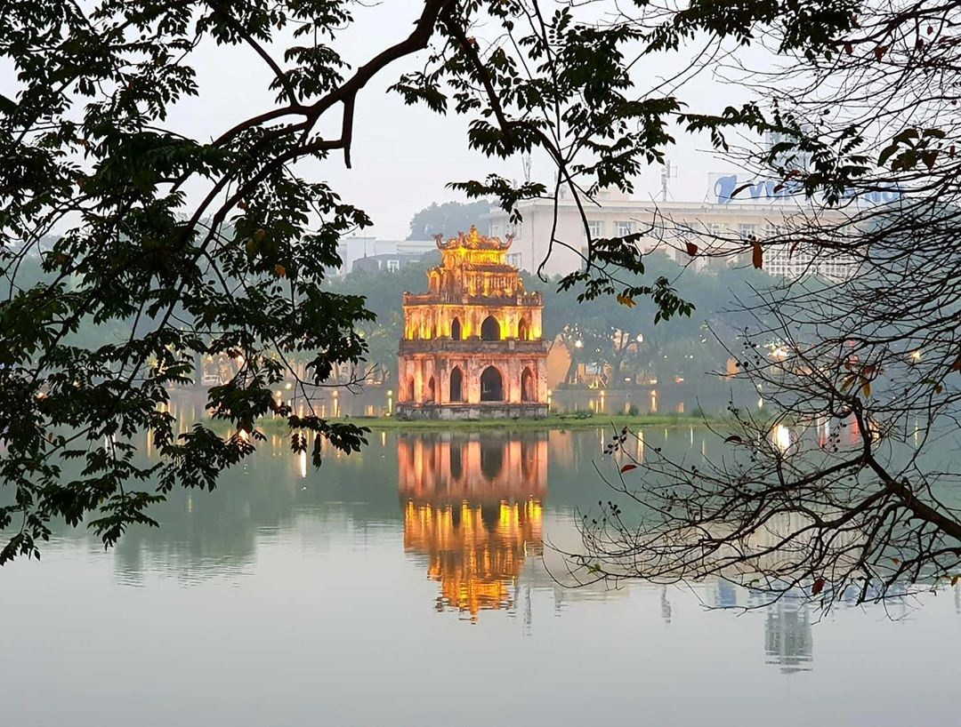 Hoan Kiem Lake. Photo: hanoimoi