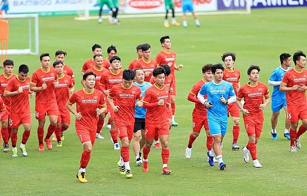 The Vietnamese team. Photo: VFF