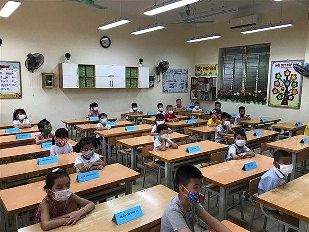 Students at a primary school in Quang Ninh province. Photo: kinhtedothi.vn