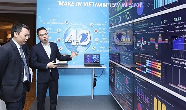 Visitors at Vietnam Internet Day 2020. Vietnam’s e-security index improved by 54 percent in 2021. Photo: VNA